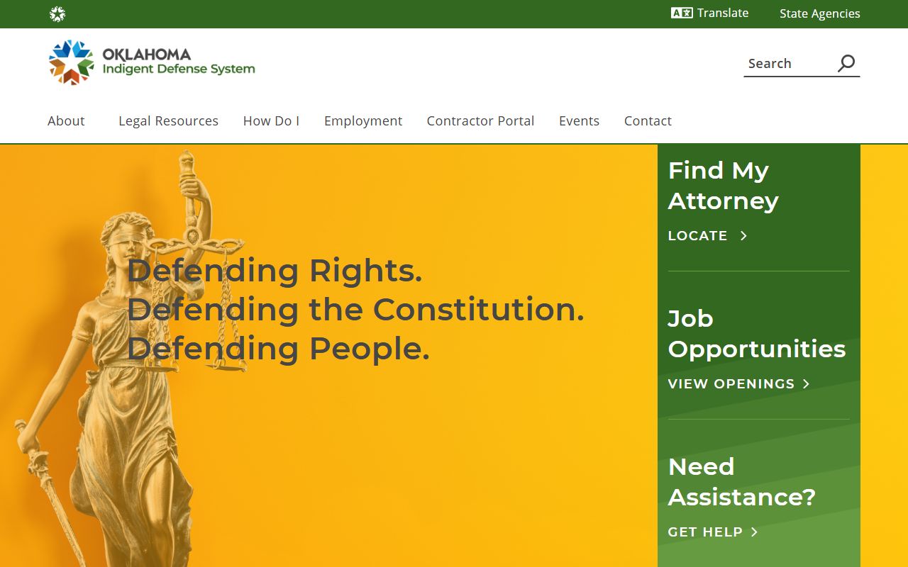 Choctaw County court charge records and Oklahoma Indigent Defense System